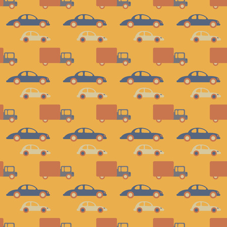 City traffic seamless pattern. Original design for print or digital media.のイラスト素材