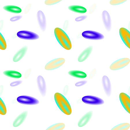 Shiny 3d deep seamless pattern. Three dimensional depth series.のイラスト素材