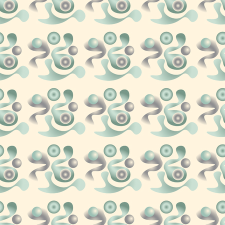 Abstract natural wavy seamless pattern. Natural abstract series.のイラスト素材