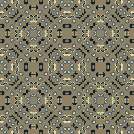 Geometric symmetry seamless pattern, abstract colorful background, texture. seamless pattern, abstract colorful background, textureのイラスト素材