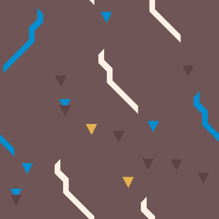 Simple geometry seamless pattern, abstract colorful background, textureのイラスト素材