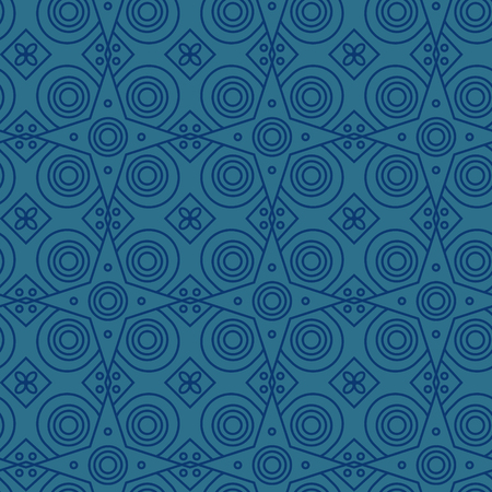 Abstract line art eastern pattern. Geometric style.のイラスト素材