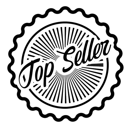 Top Seller stamp on white backgroundのイラスト素材