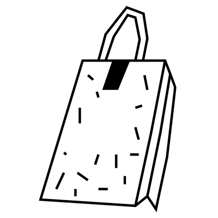 Packet flat illustration on white background. Home and lifestyle series.のイラスト素材