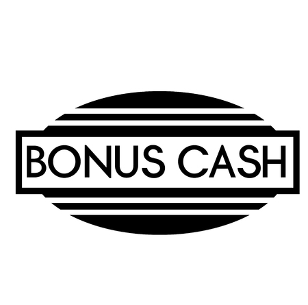 BONUS CASH stamp on whiteのイラスト素材