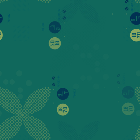 Industrial abstract seamless pattern. Industrial geometry series.のイラスト素材