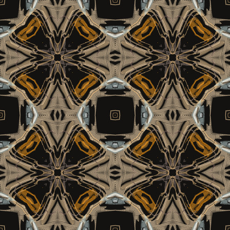 Biomorphic highly detailed seamless pattern, abstract colorful background, texture.のイラスト素材