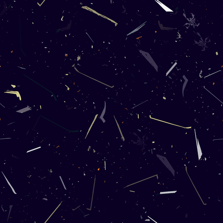 Chaotic particles seamless pattern, abstract colorful background, texture.のイラスト素材