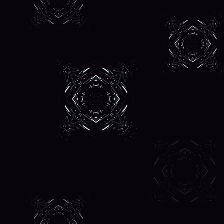 Biomorphic particles seamless pattern, abstract colorful background, texture.のイラスト素材