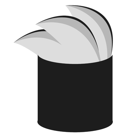 Sushi flat illustration. Kitchen, home and food seriesのイラスト素材