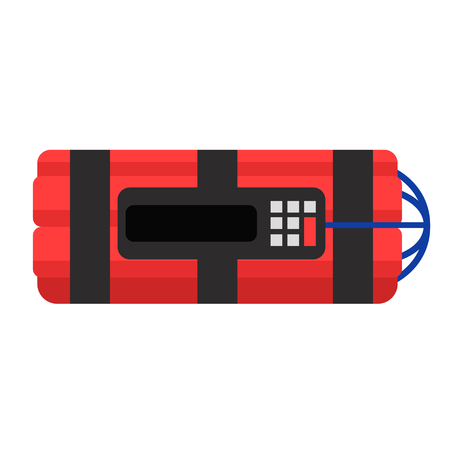 Dynamite flat illustration on whiteのイラスト素材