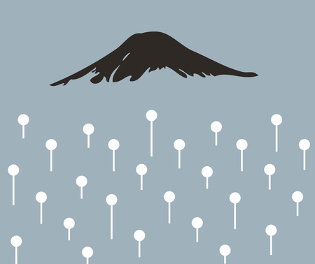 UNDER THE MOUNTAINのイラスト素材