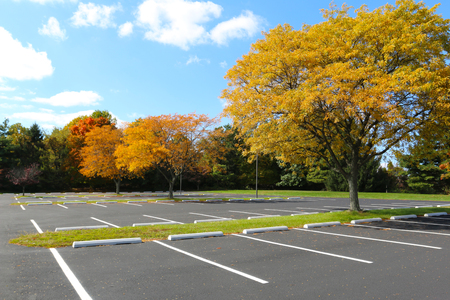 empty parking lot