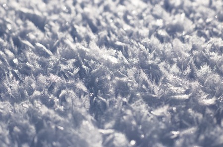 Winter christmas close up of snowの写真素材