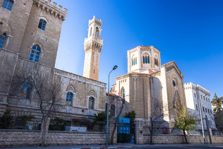 Old city Jerusalem. Calm sunny day in spring timeの写真素材