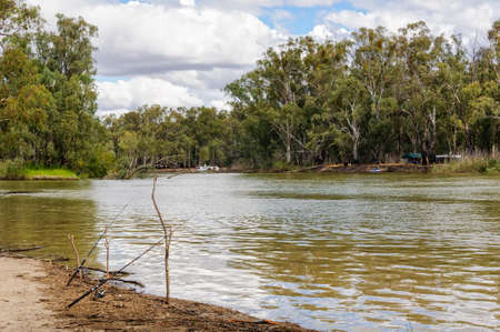Barmah National Park near Echuca is a great place for fishing and camping - Barmah, Victoria, Australiaのeditorial素材