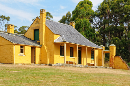 William Smith O'Brien's Cottage at the Port Arthur Historic Site - Tasmania, Australia, 7 February 2014のeditorial素材