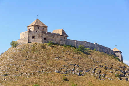 Sumeg (Sümeg) Castle was built in the mid or late 13th century by King Béla IV - Sumeg, Hungaryのeditorial素材