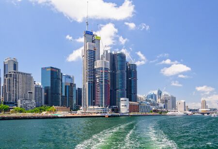 A pleasant way to see this beautiful city is by ferry - Sydney, NSW, Australiaのeditorial素材