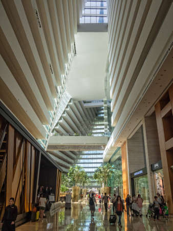 Interior of Marina Bay Sands - Singaporeのeditorial素材
