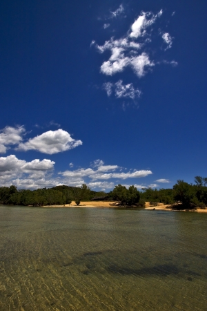 nosy mamoko madagascar lagoon  coastlineの写真素材