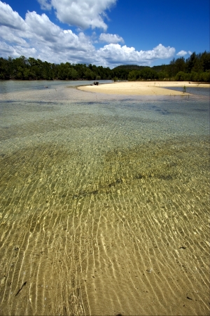 nosy mamoko madagascar lagoon  and coastlineの写真素材