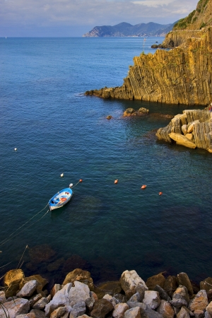 riomaggiore hill  in the north of italy liguriaの写真素材