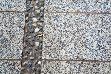 besnate street  lombardy italy  varese abstract   pavement of a curch and marbleの写真素材
