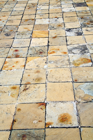 in   asia  bangkok thailand abstract pavement cross stone step in the templeの写真素材