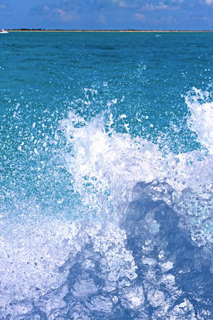 ground in mexico froath and blue  foam  the sea drop sunny dayの写真素材