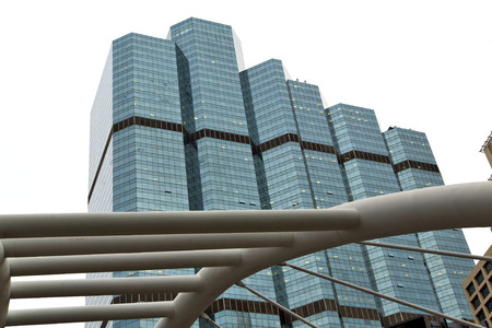 thailand  bangkok office district abstract  modern building line  skyのeditorial素材