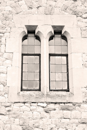 old windon in england london brick and glass the wallの写真素材