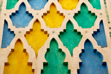 line in morocco africa old tile and colorated floor ceramic abstractの写真素材