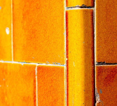 in london    abstract texture of a ancien wall and ruined brickの写真素材
