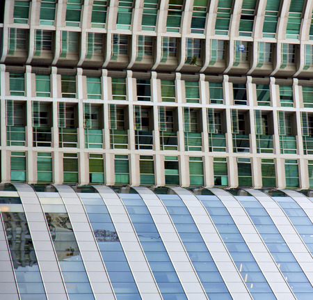 bangkok thailand   office district palaces     abstract  modern building line  skyの写真素材