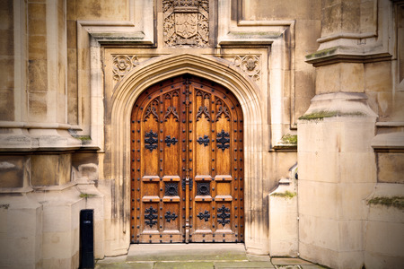 parliament in london old church door and marble antique  wallの写真素材