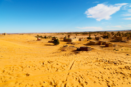 sahara africa in morocco the old   contruction and  historical villageの写真素材