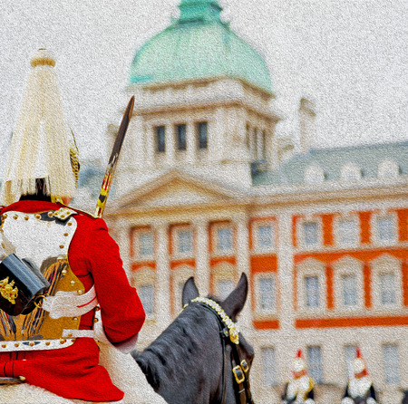 in london england horse and cavalry for       the queenの写真素材