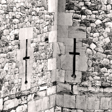 old windon in england london brick and glass the wallの写真素材