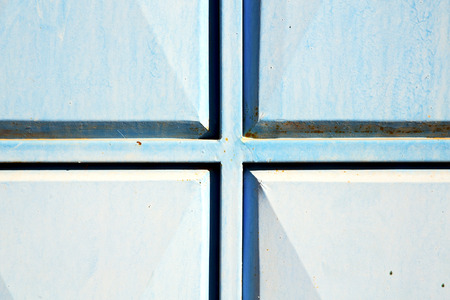 metal grey           morocco in    africa the old wood  facade home and rusty safe padlockの写真素材