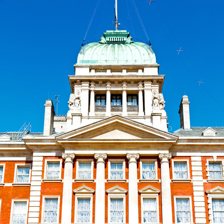 old construction in england europe london wall antique and lightの写真素材