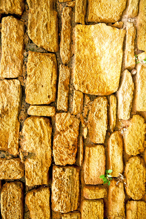 texture wall in africa morocco the old brick construction concreteの写真素材