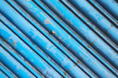 blue abstract metal in englan london railing steel and backgroundの写真素材