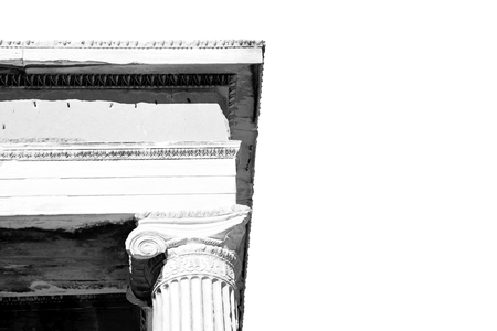 in greece the old architecture and historical place parthenon       athensの写真素材