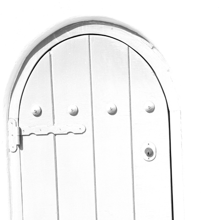 blue door      in antique village santorini greece europe and white wallの写真素材