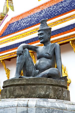siddharta   in the temple bangkok asia   thailand abstract cross        step     wat  palacesのeditorial素材