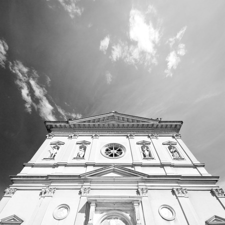 column old architecture in italy europe milan     religio and sunlightの写真素材
