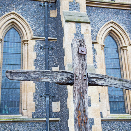 southwark cathedral in london england old construction  and religionの写真素材