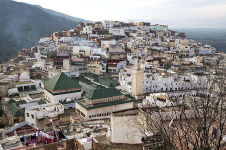 constructions from high in       the village    morocco africa field and  historyの写真素材