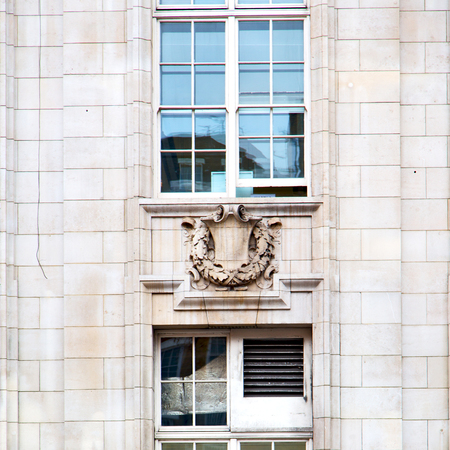old windon in england london brick and glass the wall